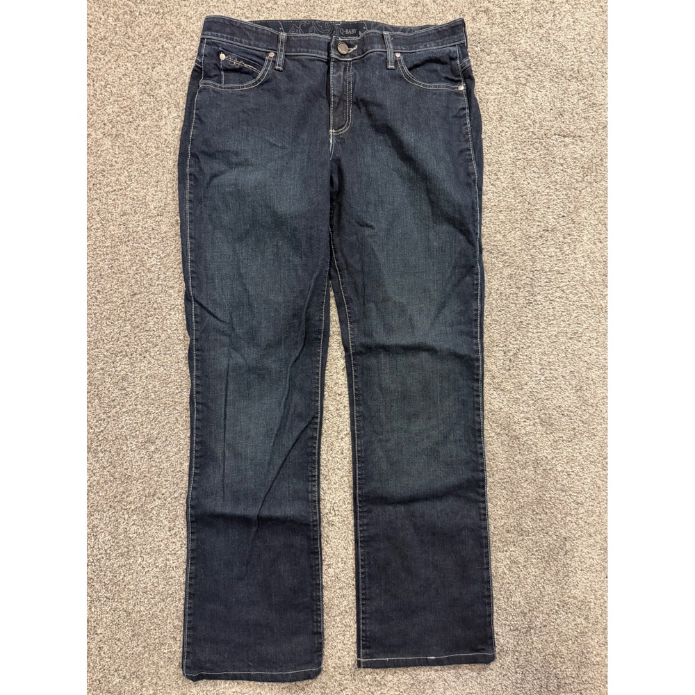 Wrangler Jeans‎ Womens 11/12 Dark Q-Baby Ultimate Riding Bootcut Stretch WRQ20AU